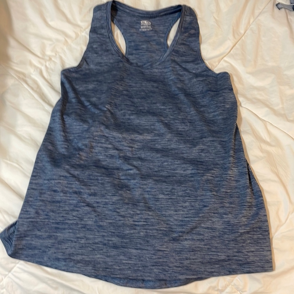 Blue Athletic Tank Top